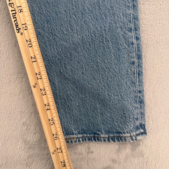 Levis Premium Wedgie Straight Jeans Blue Denim Womens Size W 23 x L 28 - Picture 16 of 16